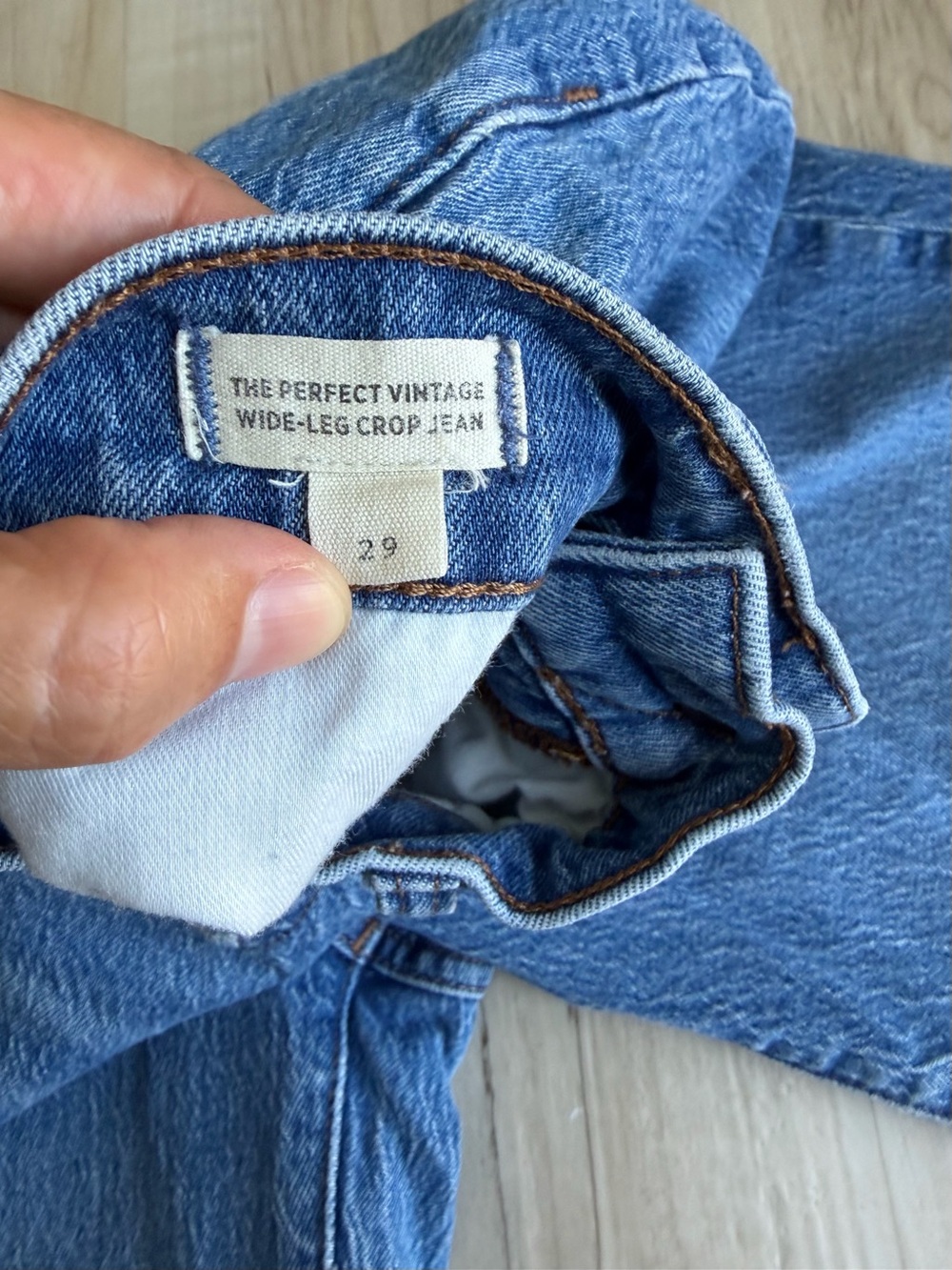 Madewell Perfect Vintage Wide-Leg Crop 29 - Picture 3 of 4
